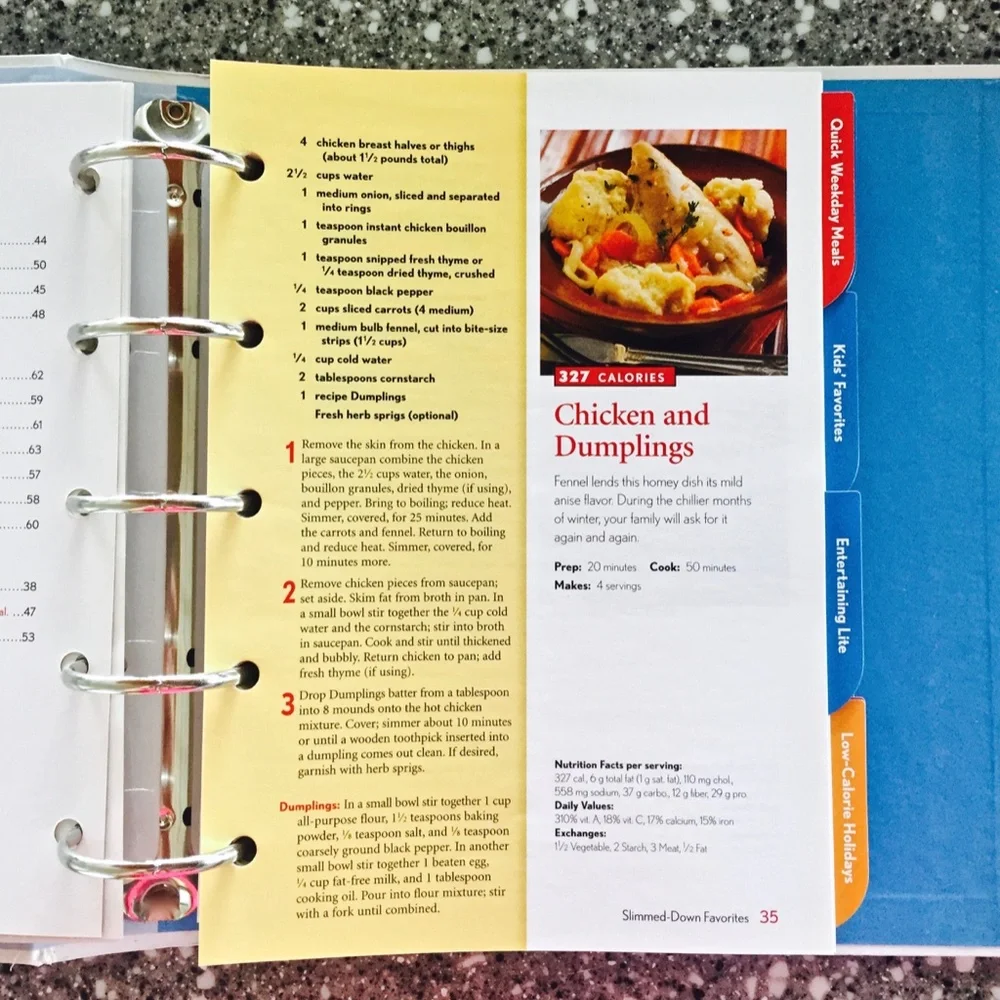 NEW DIETER'S COOKBOOK